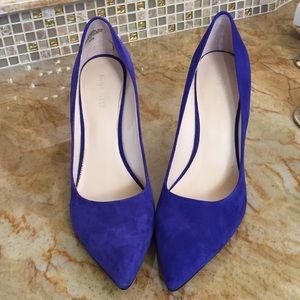 Royal blue heels
